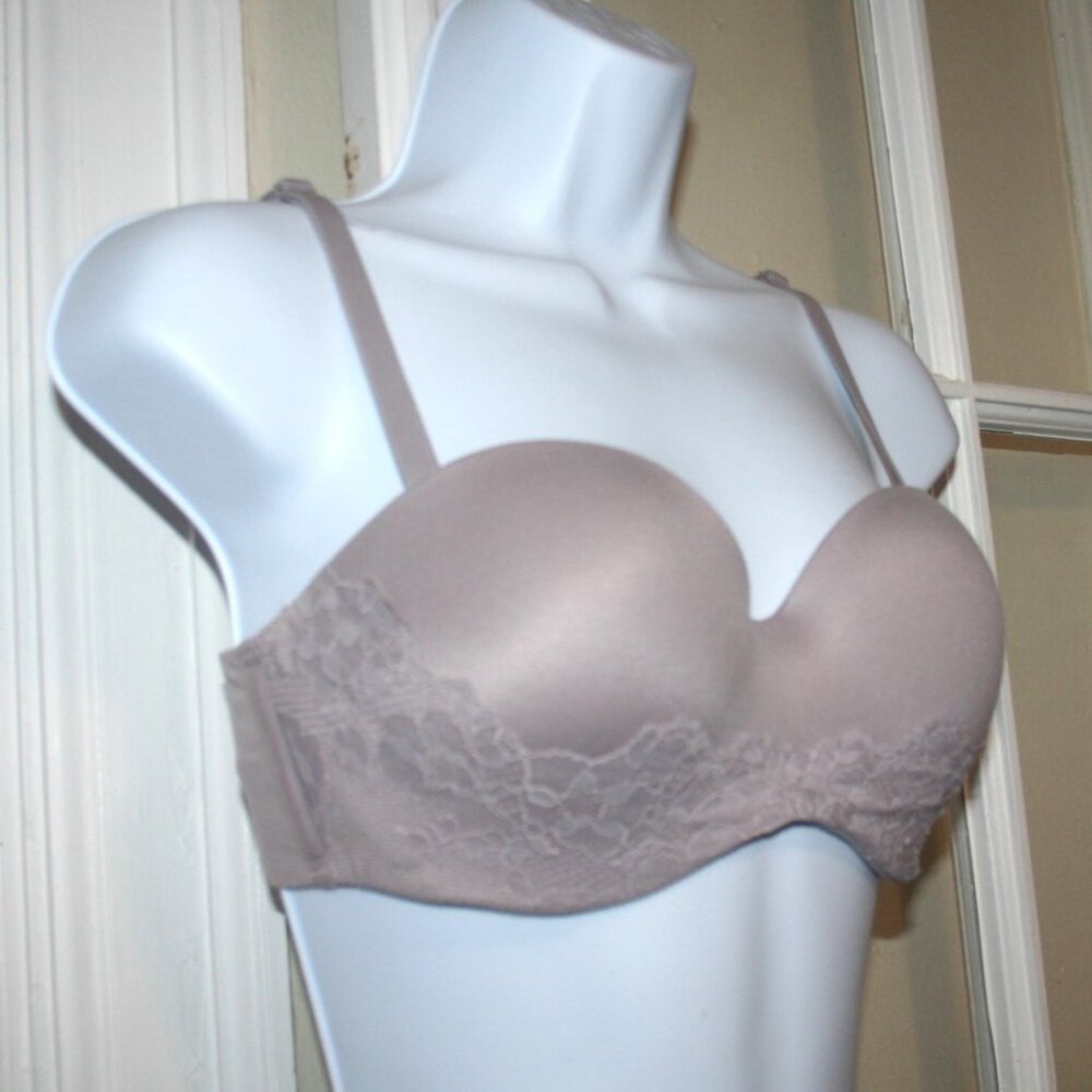 Victorias Secret Body By Victoria Lined Strapless Bra 34D